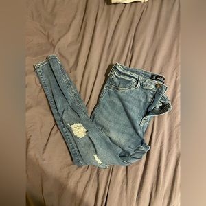 worn hollister jeans